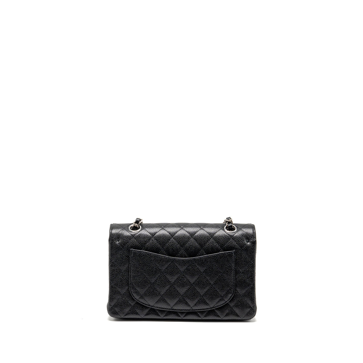 chanel-small-classic-double-flap-bag-caviar-black-shw-2