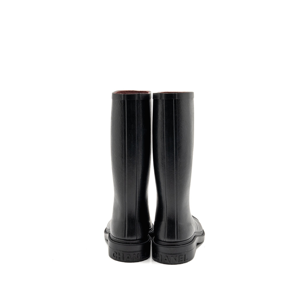 chanel-size-38-25b-high-boots-caoutchouc-black