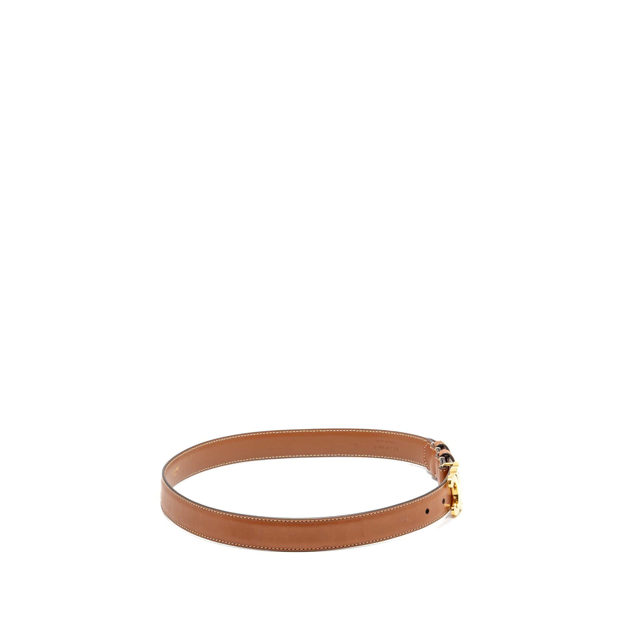 celine-size-75-triomphe-belt-25mm-natural-calfskin-tan-ghw