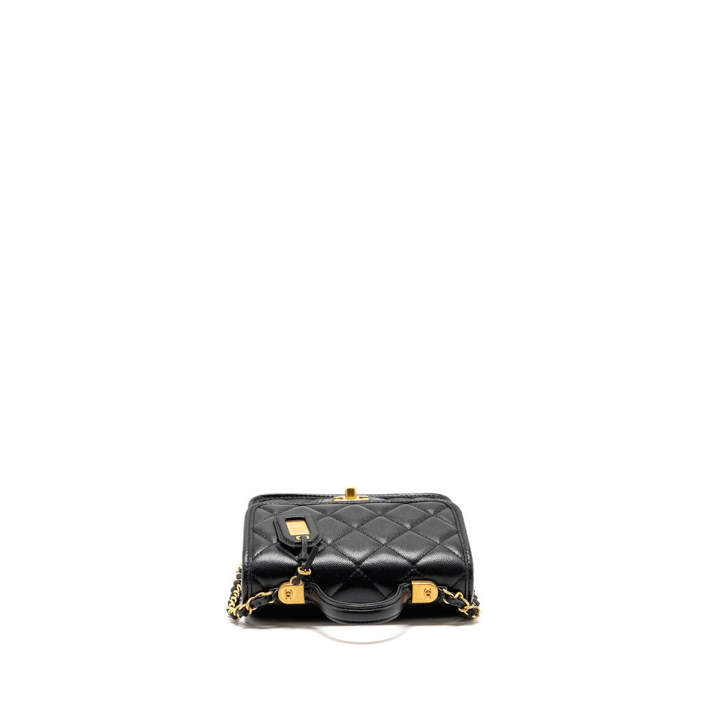 chanel-22k-mini-flap-bag-with-top-handle-caviar-black-ghw-microchip-copy