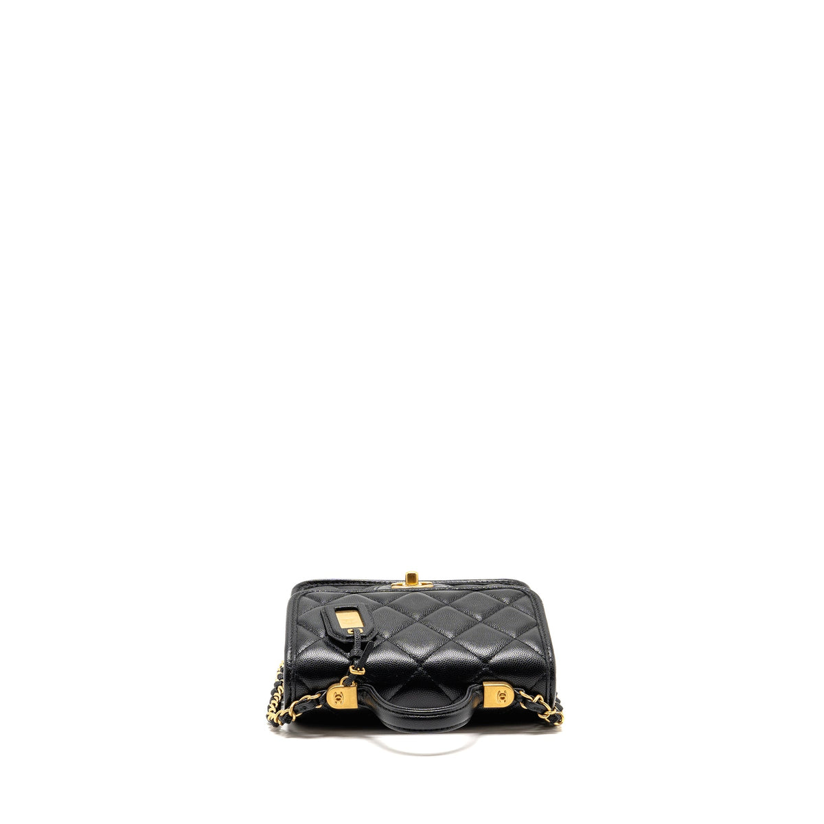 chanel-22k-mini-flap-bag-with-top-handle-caviar-black-ghw-microchip-copy