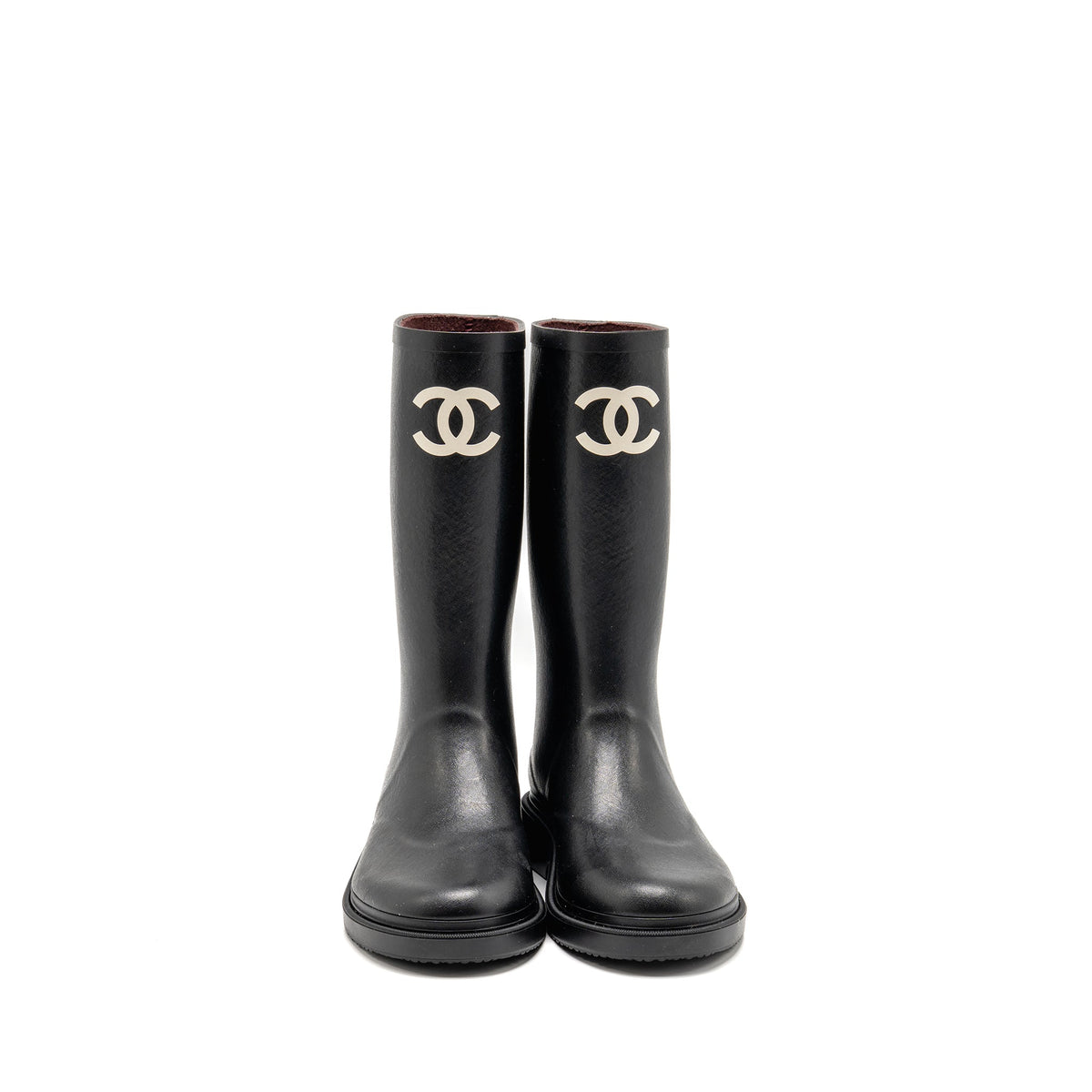 chanel-size-38-25b-high-boots-caoutchouc-black