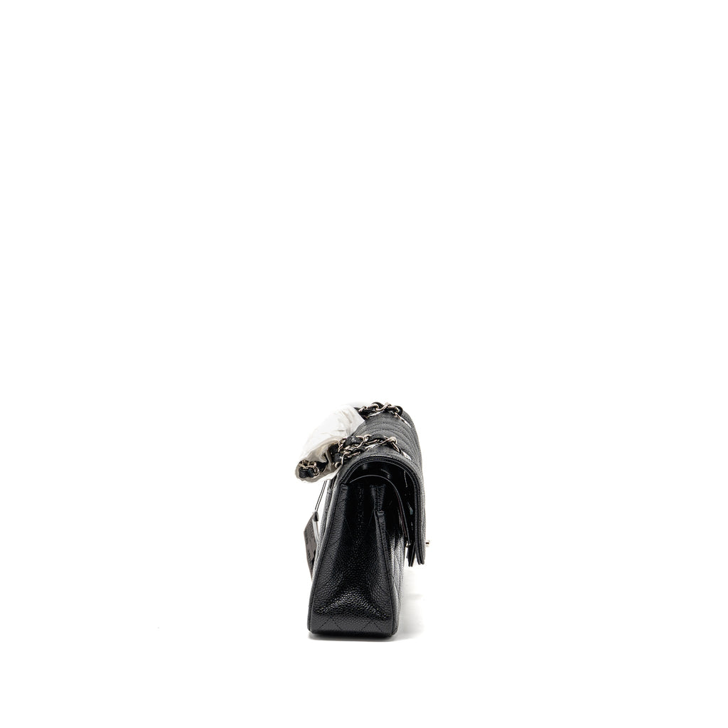 chanel-small-classic-double-flap-bag-caviar-black-shw-2