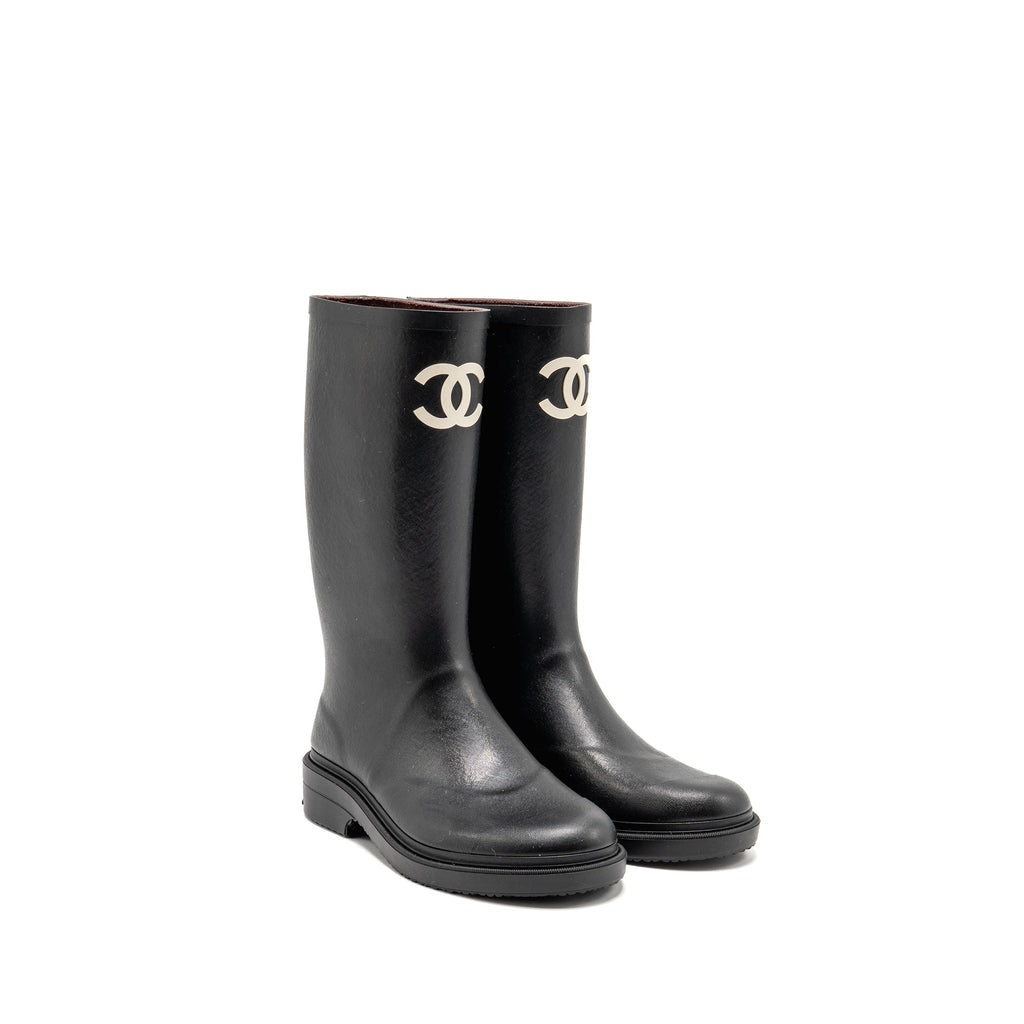 chanel-size-38-25b-high-boots-caoutchouc-black