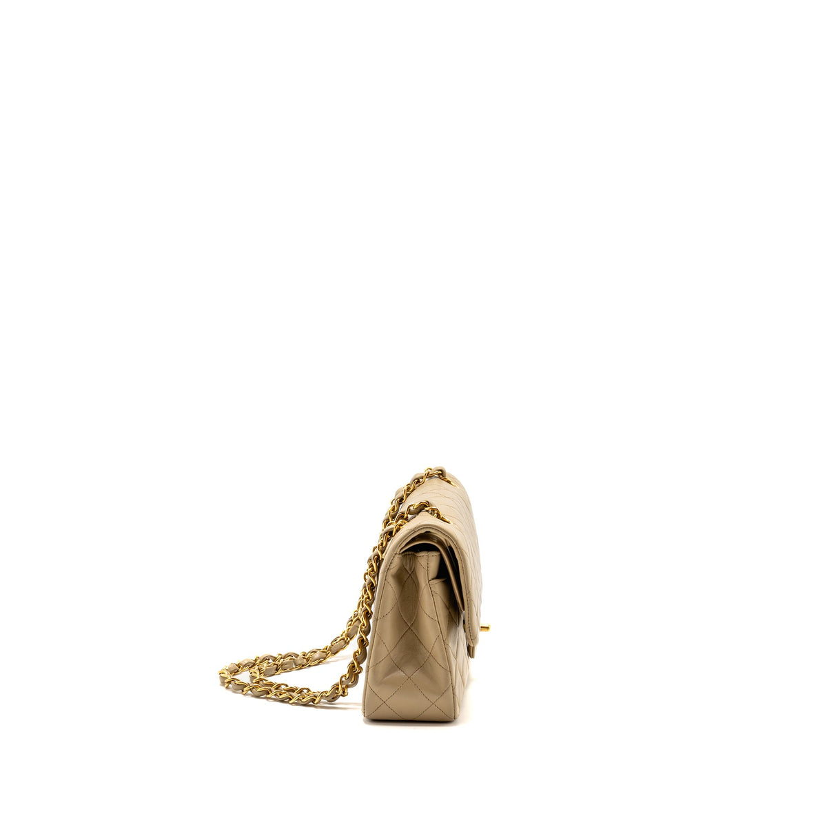 chanel-vintage-small-classic-double-flap-bag-lambskin-beige-ghw