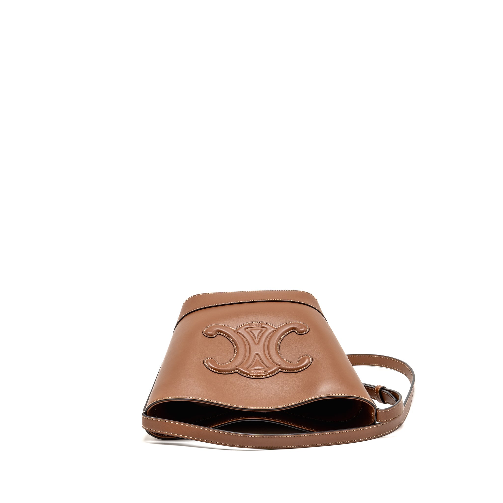 celine-small-bucket-cuir-triomphe-calfskin-tan-ghw-1