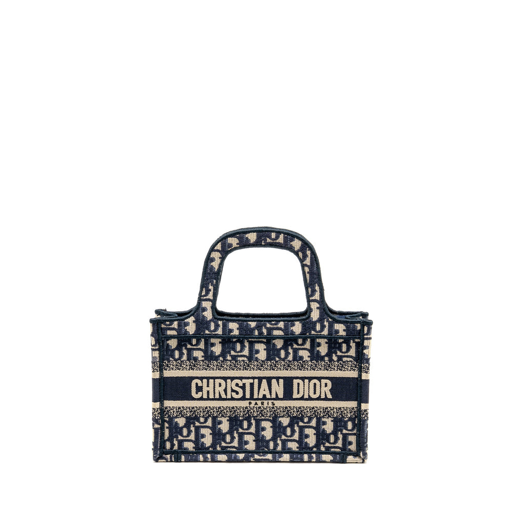 dior-mini-book-tote-bag-blue-oblique-embriodery-copy