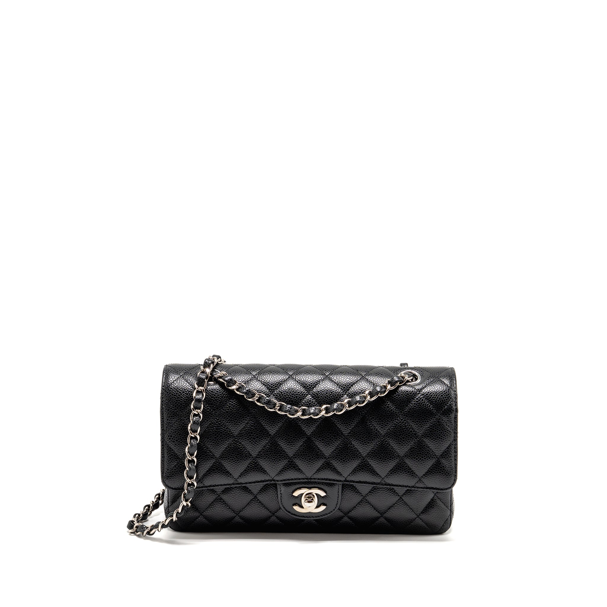 chanel-medium-classic-double-flap-bag-caviar-black-shw-copy-6