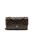chanel-large-quilted-flap-bag-with-chain-lambskin-dark-brown-shw