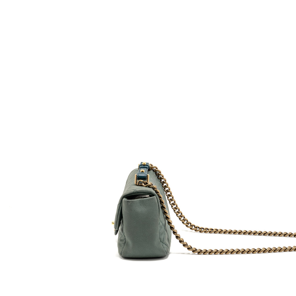 chanel-top-handle-flap-shoulder-bag-with-chain-caviar-dark-green-ghw