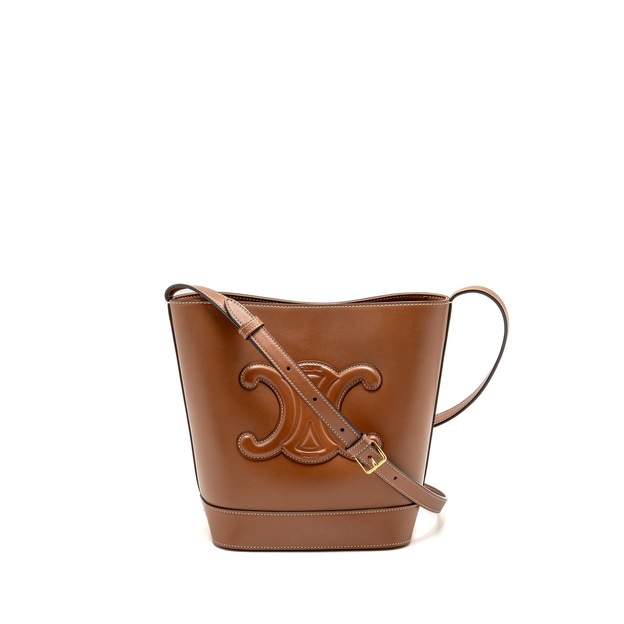 celine-small-bucket-cuir-triomphe-calfskin-tan-ghw-1