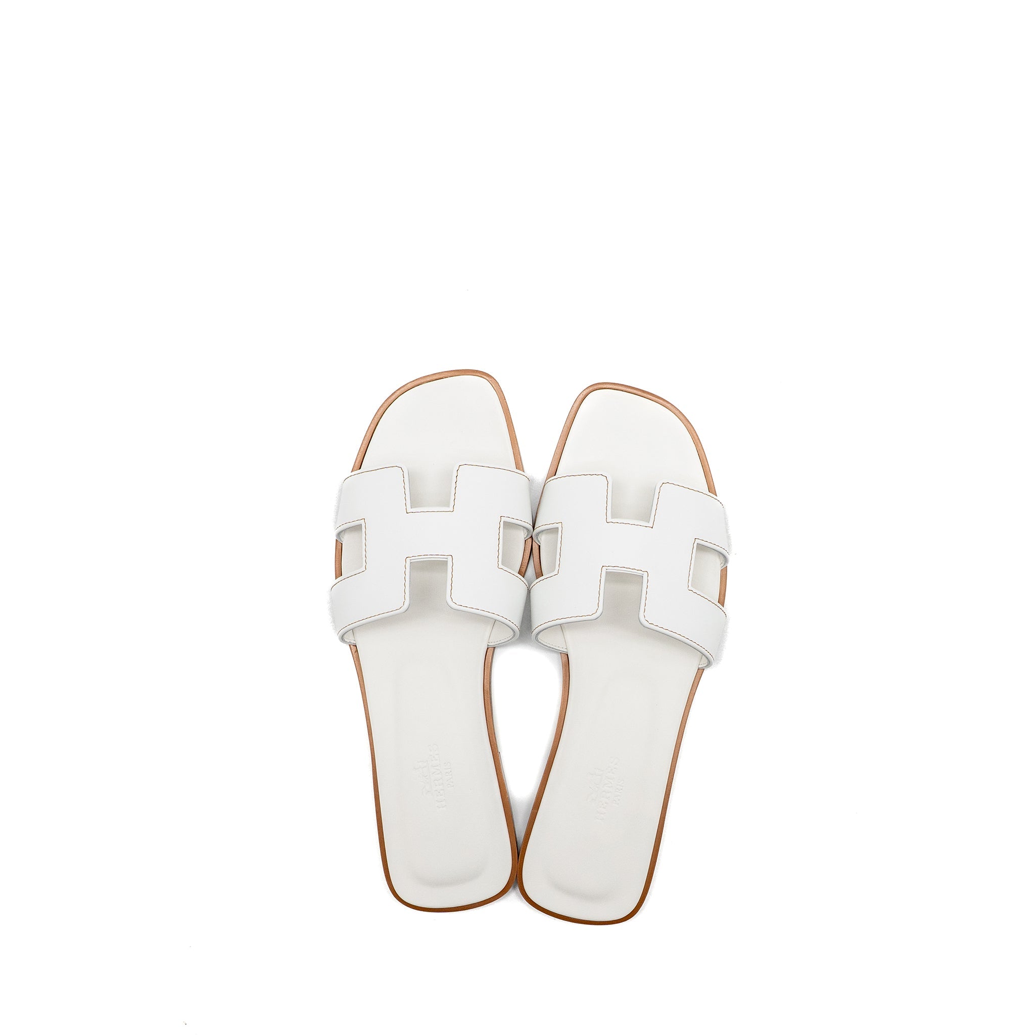 hermes-size-37-oran-sandals-blanc-piqures-h