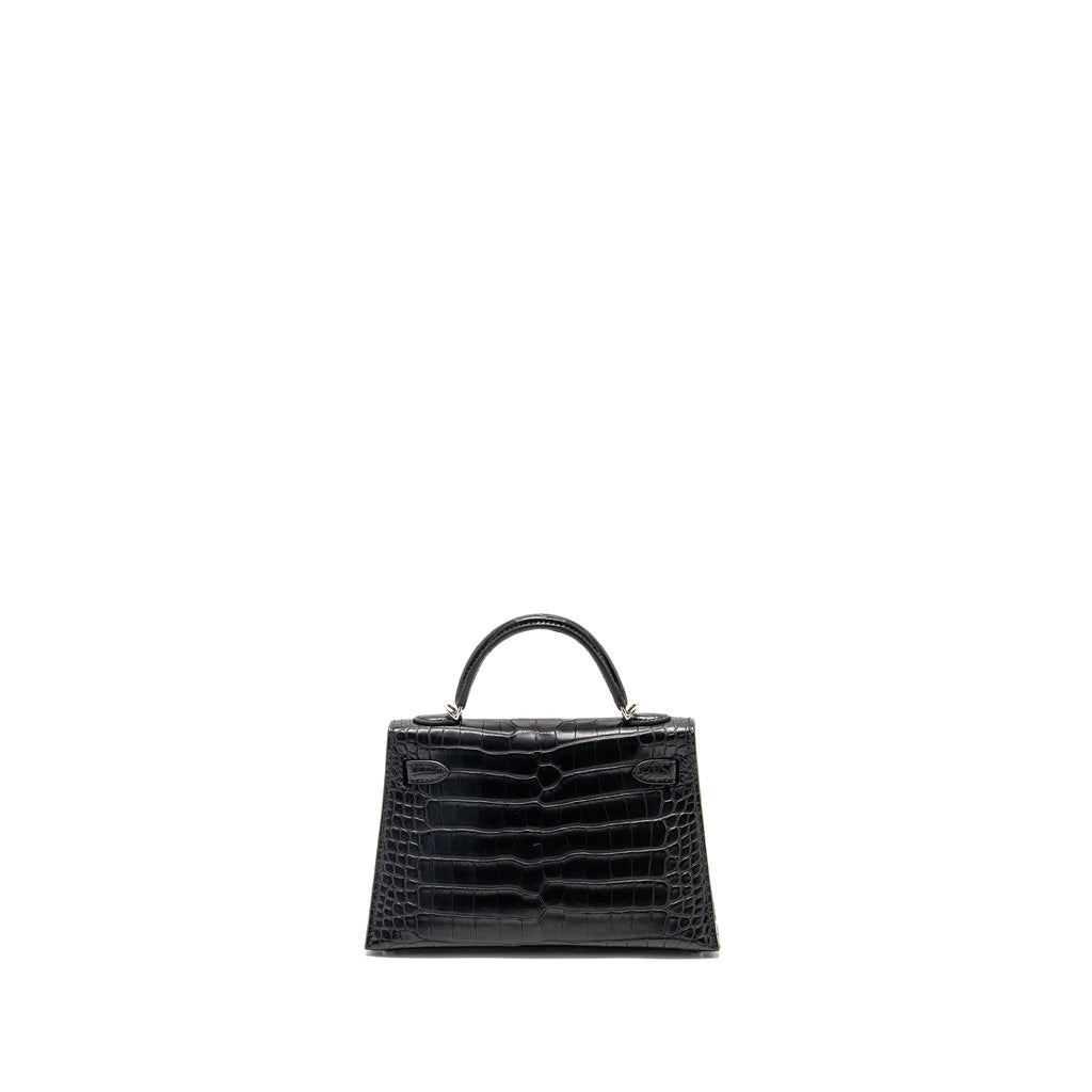 hermes-mini-kelly-ii-alligator-misssissippiensis-matt-black-shw-stamp-k