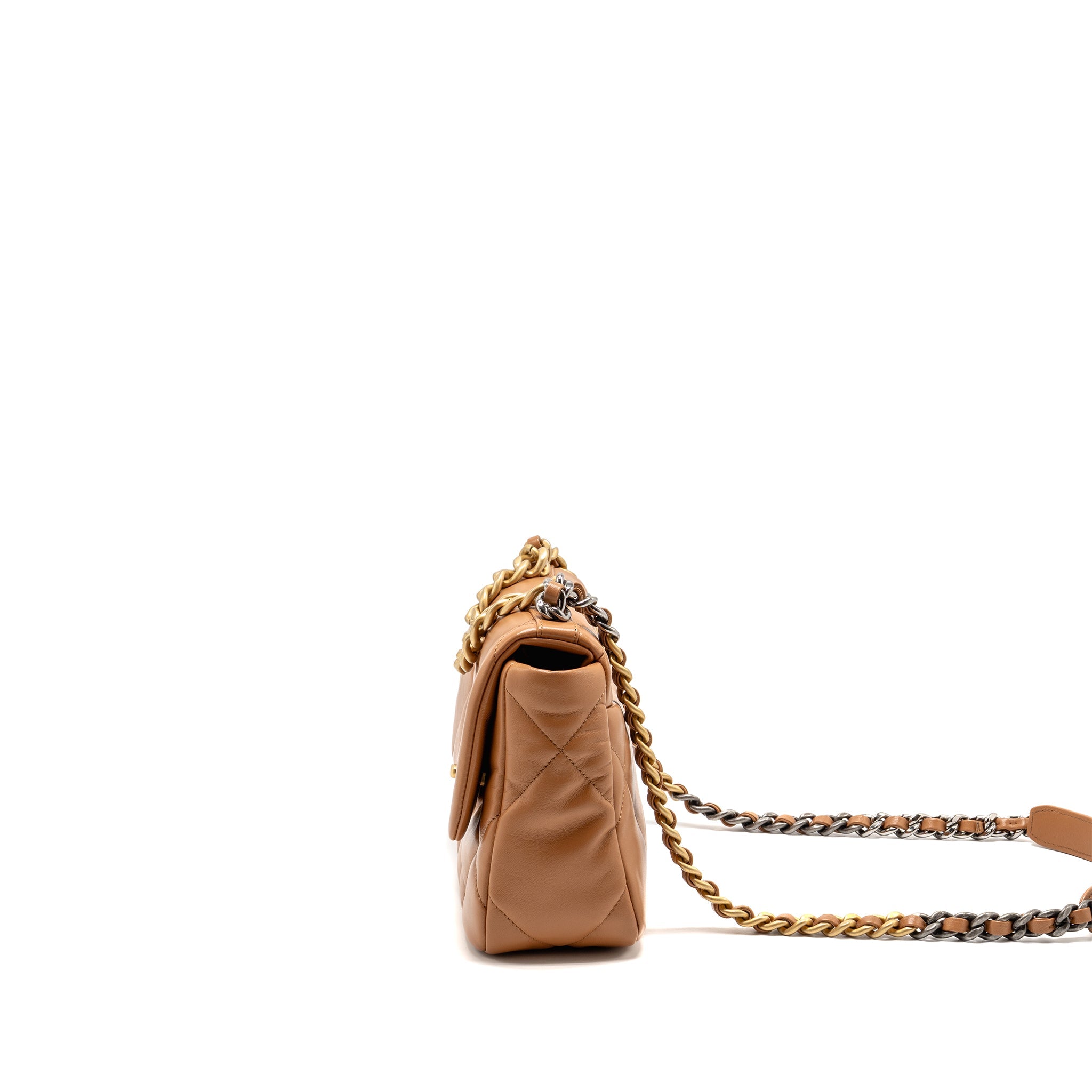 chanel-small-19-bag-lambskin-caramel-multicoloured-hardware-microchip-copy