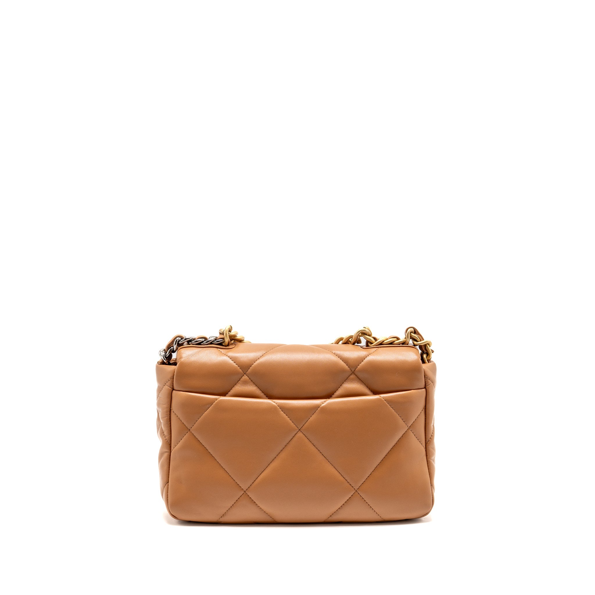 chanel-small-19-bag-lambskin-caramel-multicoloured-hardware-microchip-copy