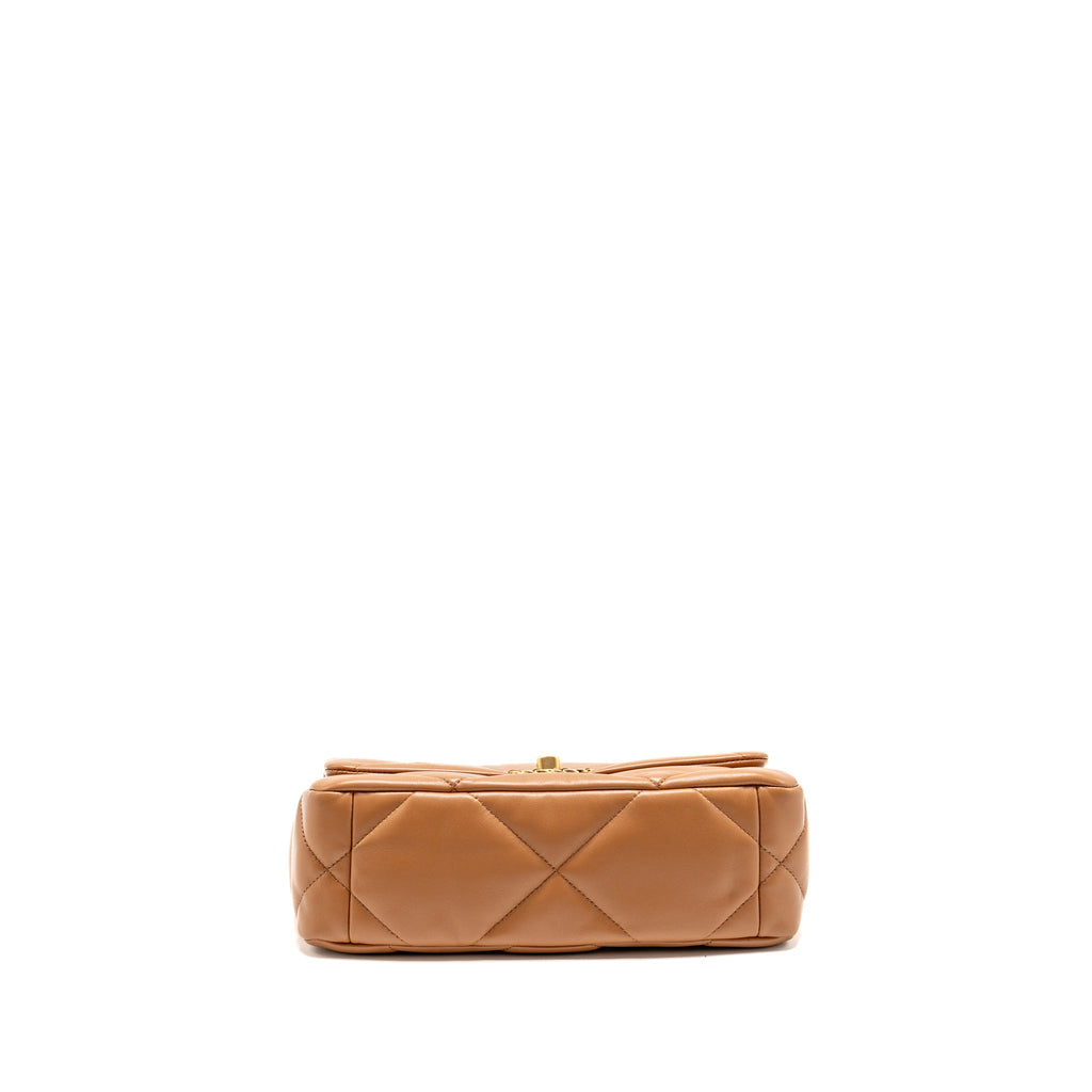 chanel-small-19-bag-lambskin-caramel-multicoloured-hardware-microchip-copy