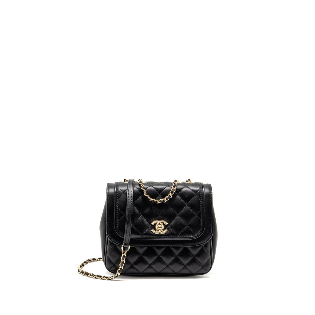 chanel-quilted-square-flap-bag-lambskin-black-lghw