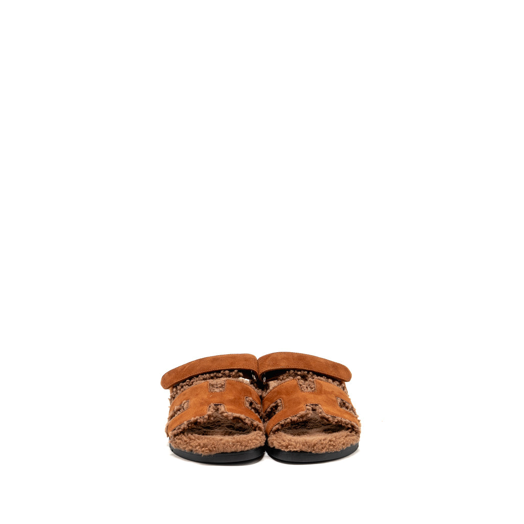 hermes-size-37-5-chypre-sandals-shearling-gold