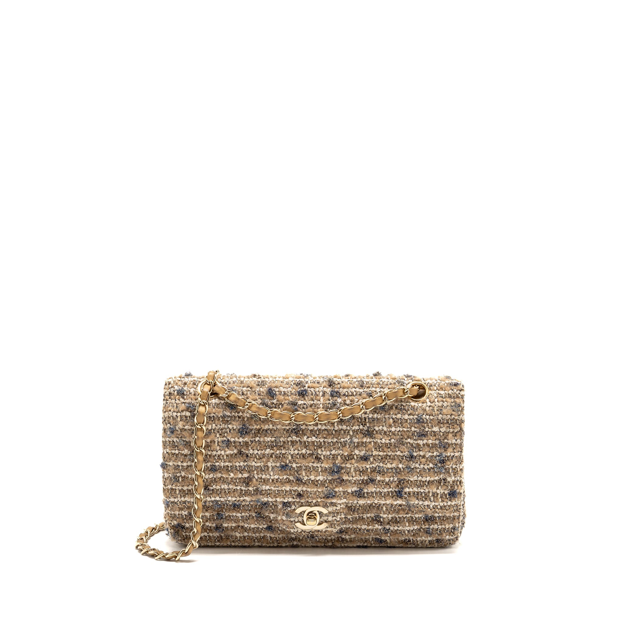 chanel-medium-classic-double-flap-bag-tweed-beige-ecru-grey-lghw
