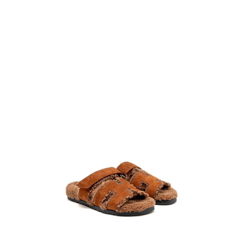 hermes-size-37-5-chypre-sandals-shearling-gold