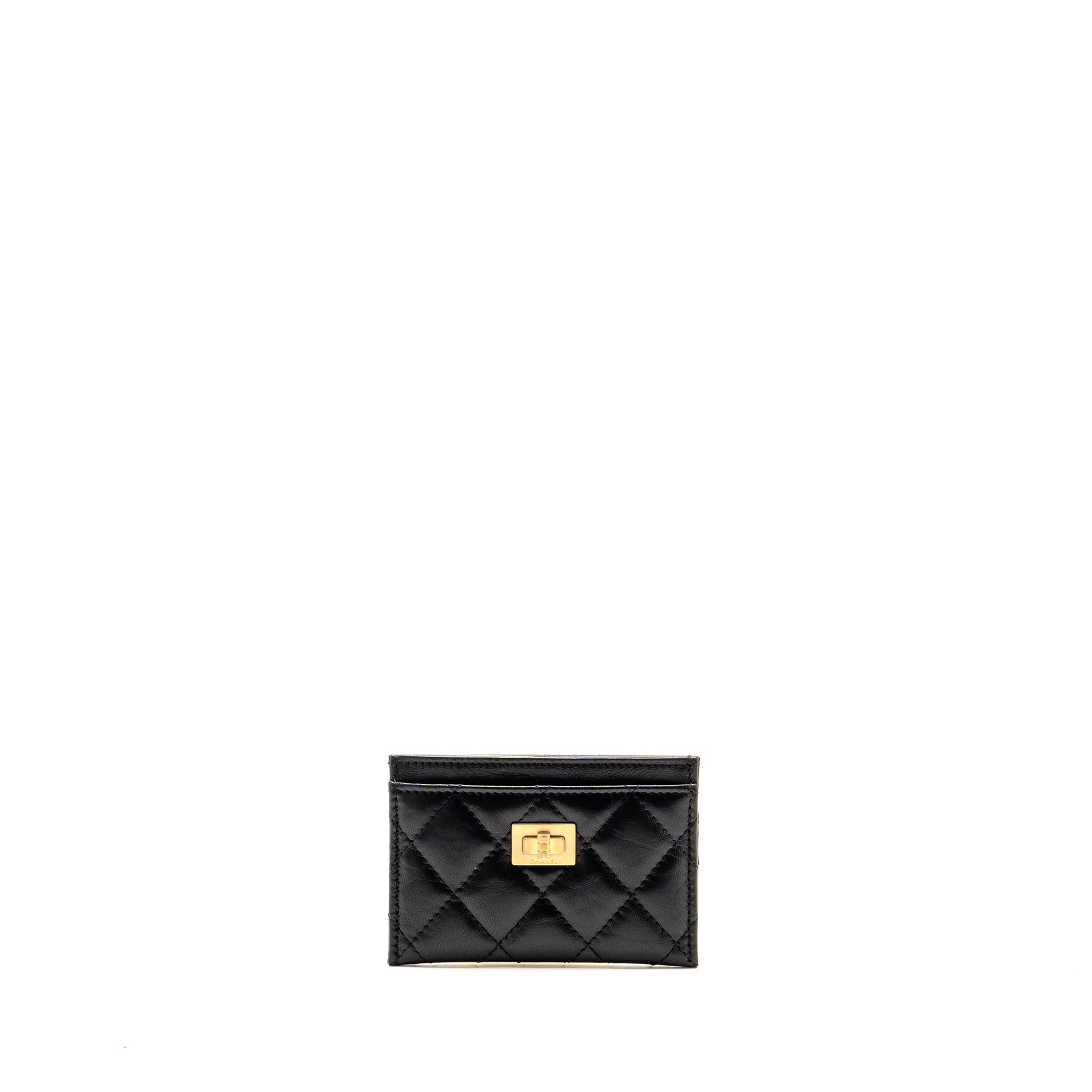 chanel-2-55-reissue-card-holder-aged-calfskin-black-ghw