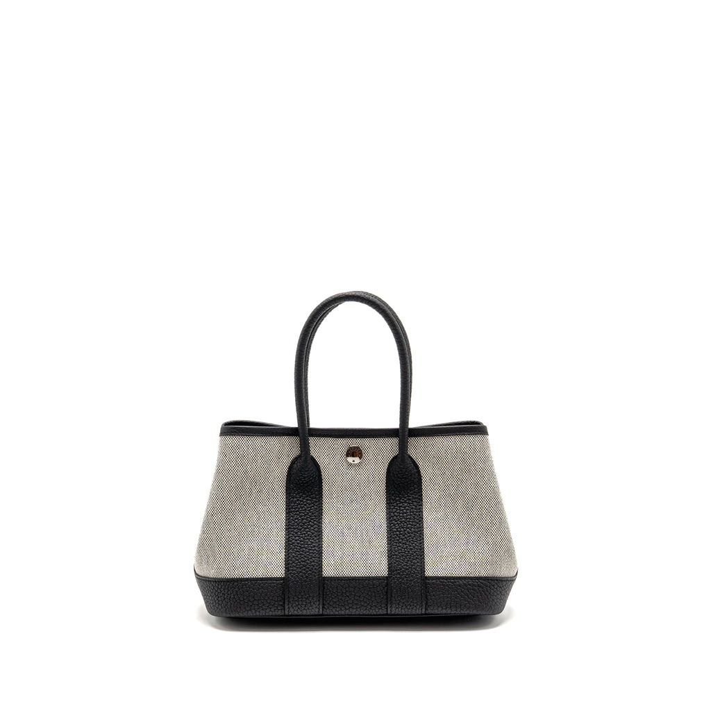 hermes-neo-garden-party-23-canvas-negonda-ecru-black-shw-stamp-k