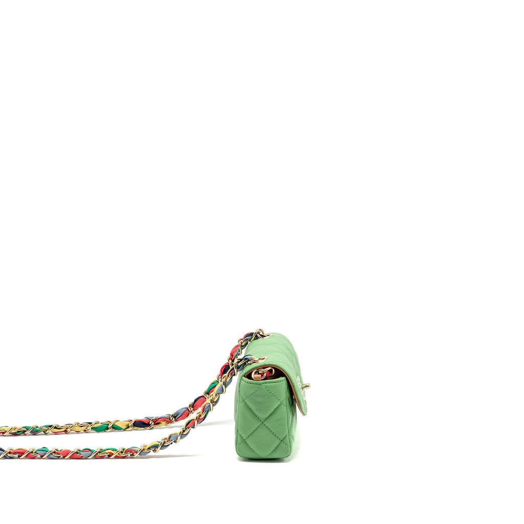 chanel-mini-scarf-entwined-chain-flap-bag-lambskin-green-multicolour-lghw-copy-1