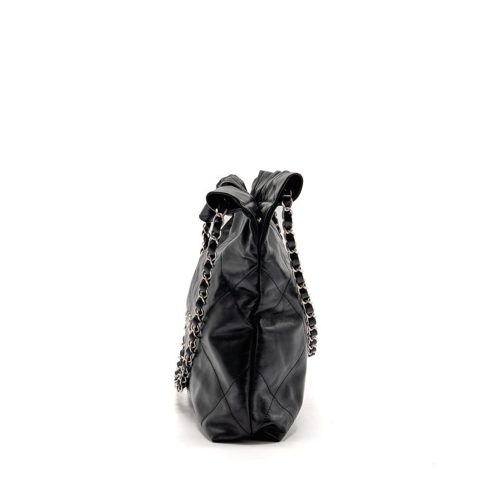 chanel-small-22-bag-shiny-calfskin-black-shw-microchip