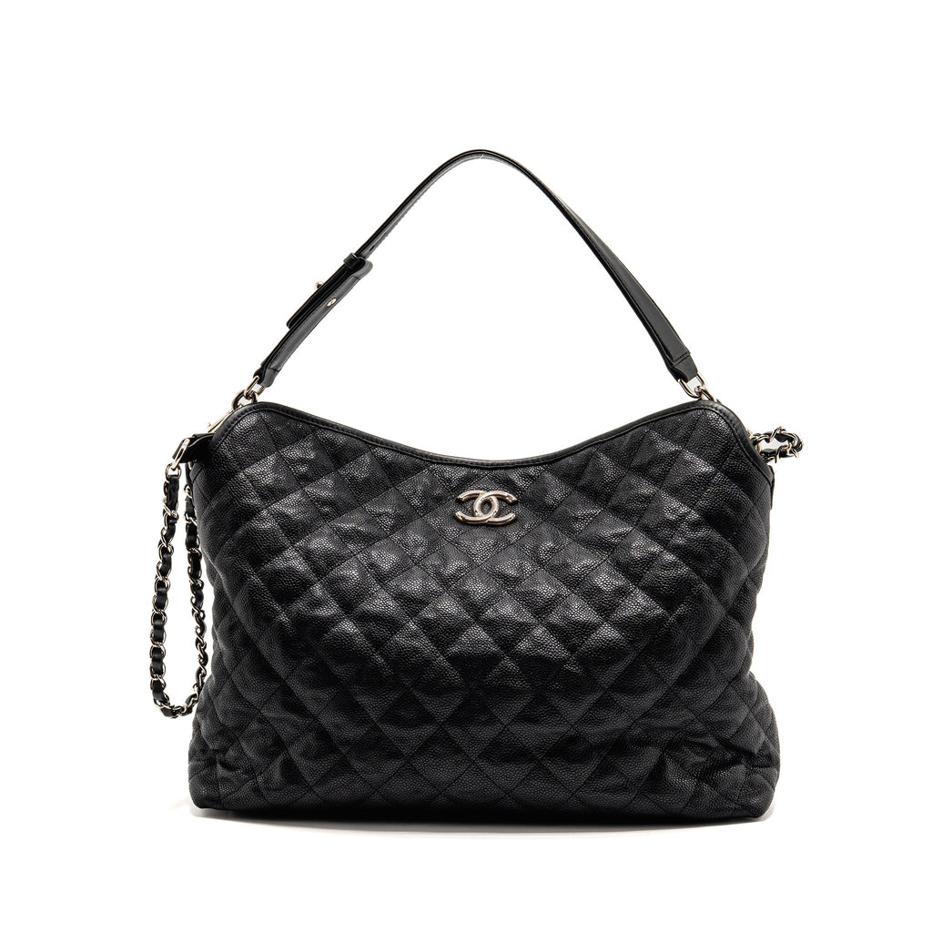 chanel-french-riviera-hobo-bag-caviar-black-shw