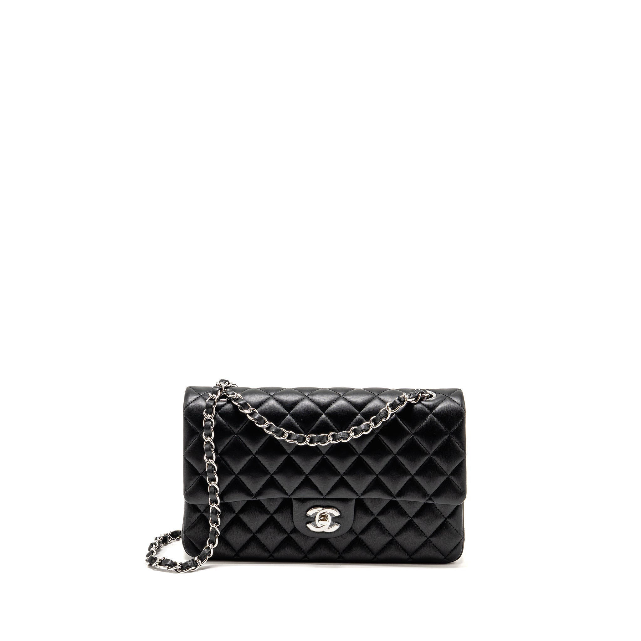 chanel-medium-classic-double-flap-bag-lambskin-black-shw-microchip-1