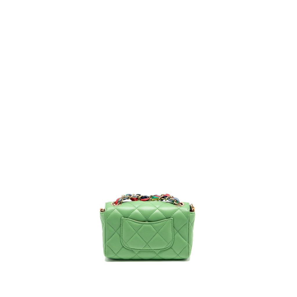 chanel-mini-scarf-entwined-chain-flap-bag-lambskin-green-multicolour-lghw-copy-1