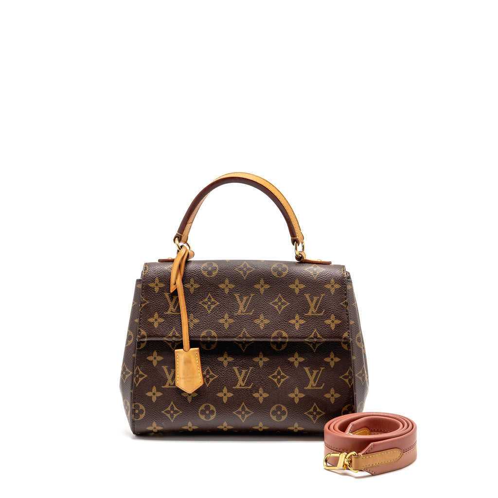 louis-vuitton-cluny-bb-monogram-canvas-with-pink-strap-ghw-1