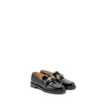 chanel-size-35-letter-loafer-shiny-calfskin-black-lghw-copy