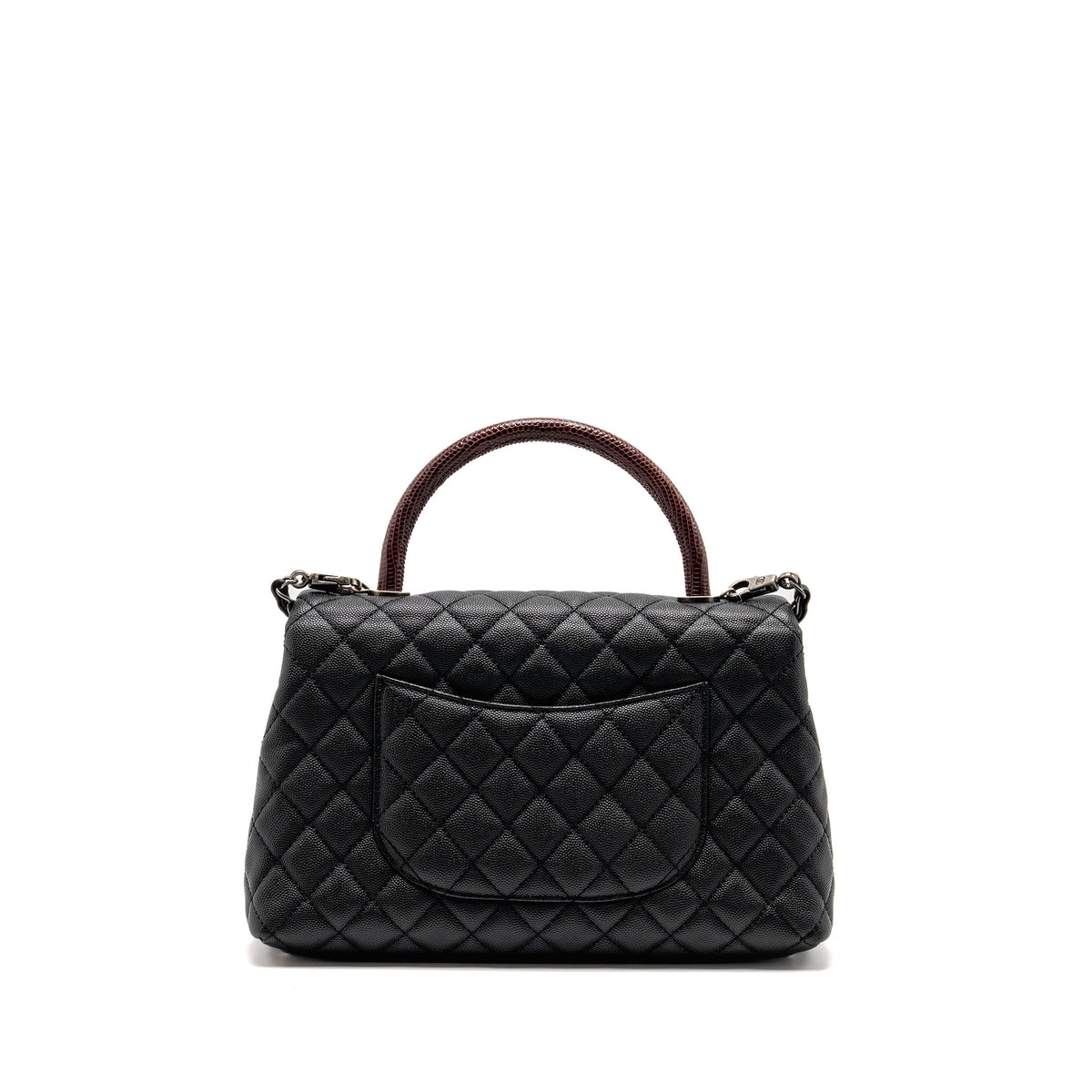 chanel-medium-coco-handle-caviar-lizard-handle-black-burgundy-ruthenium-hardware-copy-1