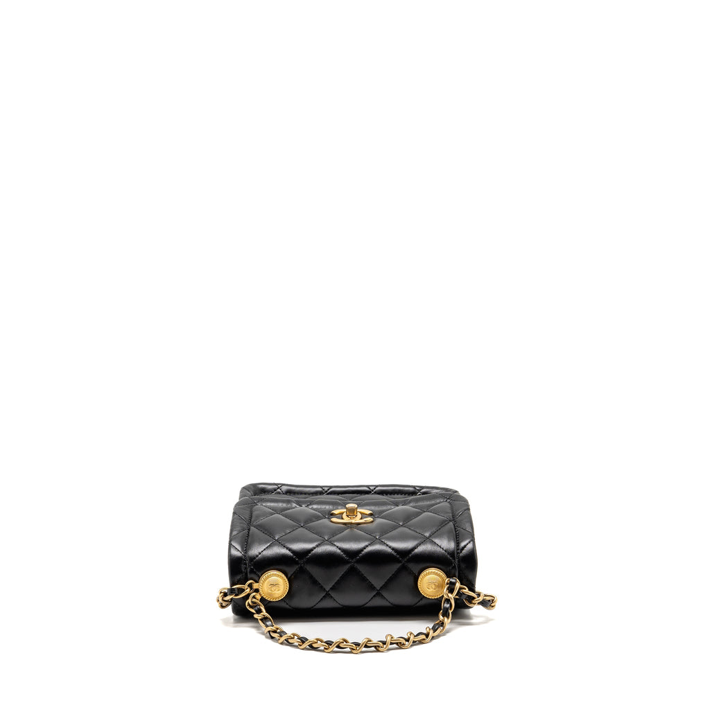 chanel-quilted-square-flap-bag-lambskin-black-ghw