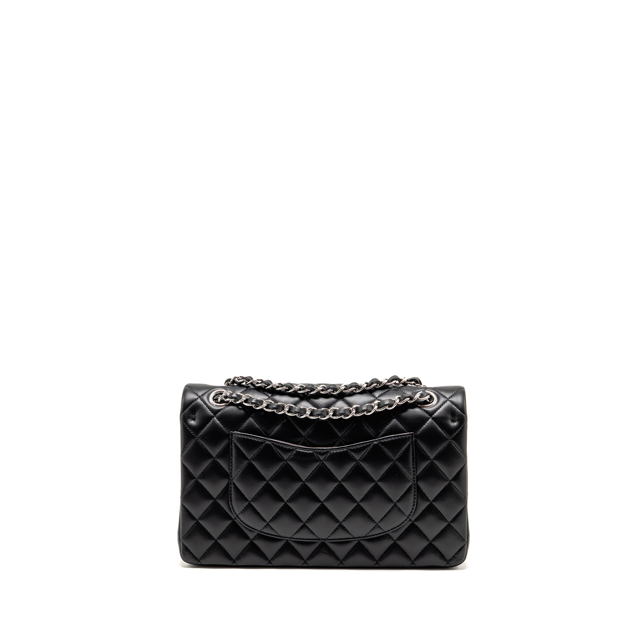 chanel-medium-classic-double-flap-bag-lambskin-black-shw-microchip-1