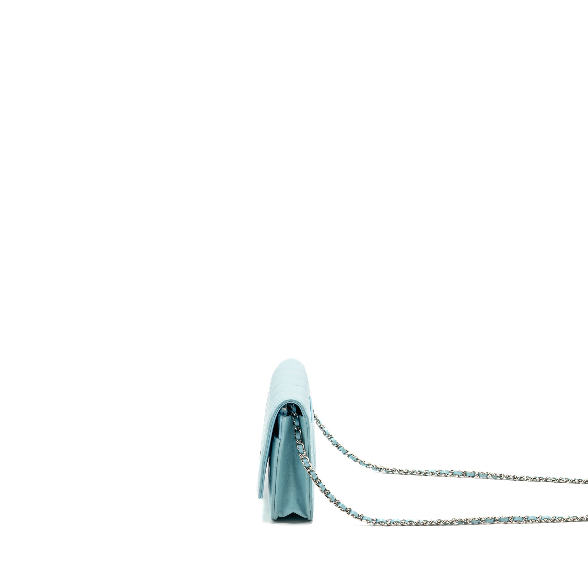 chanel-classic-wallet-on-chain-lambskin-light-blue-shw-1