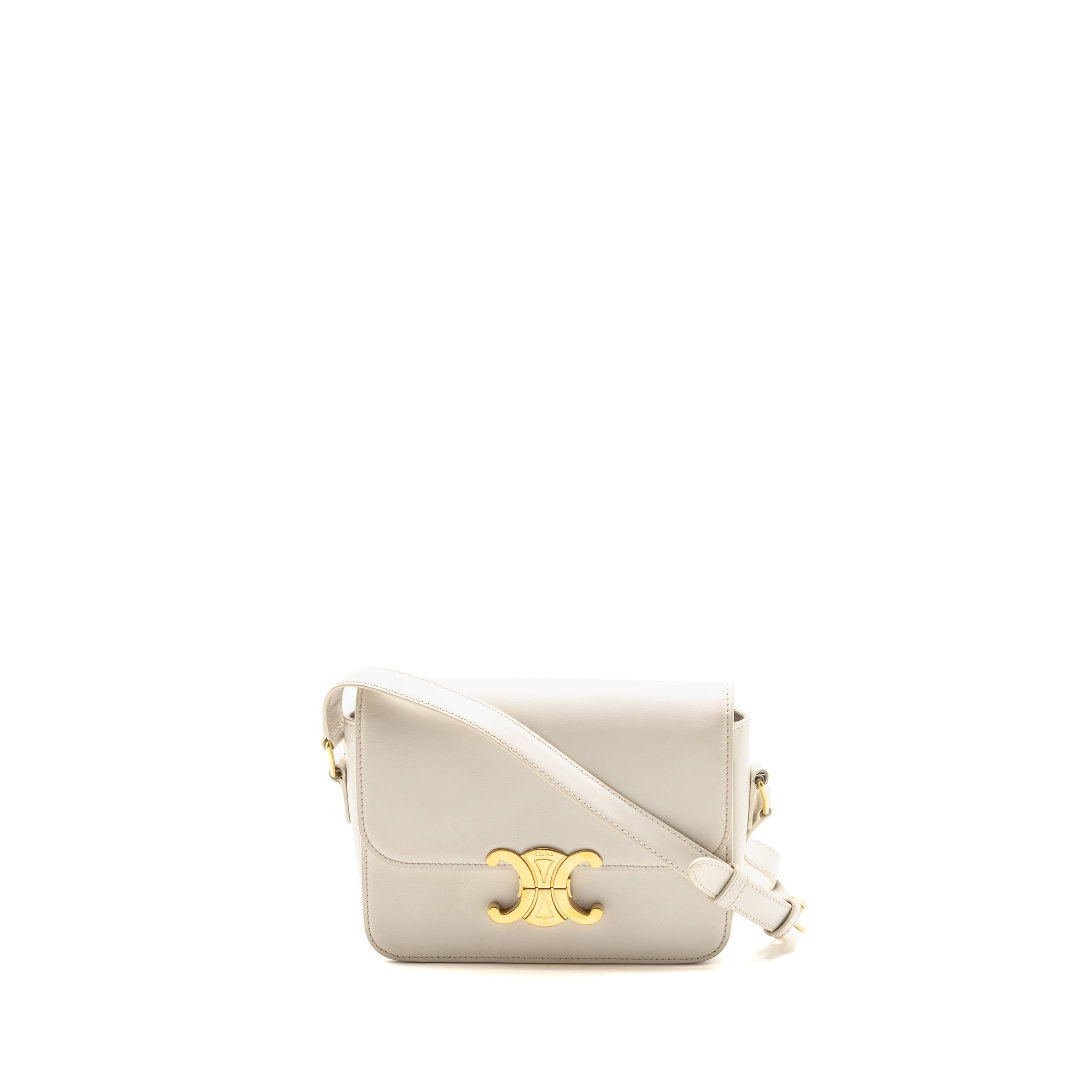 celine-teen-triomphe-bag-calfskin-white-ivory-ghw-copy