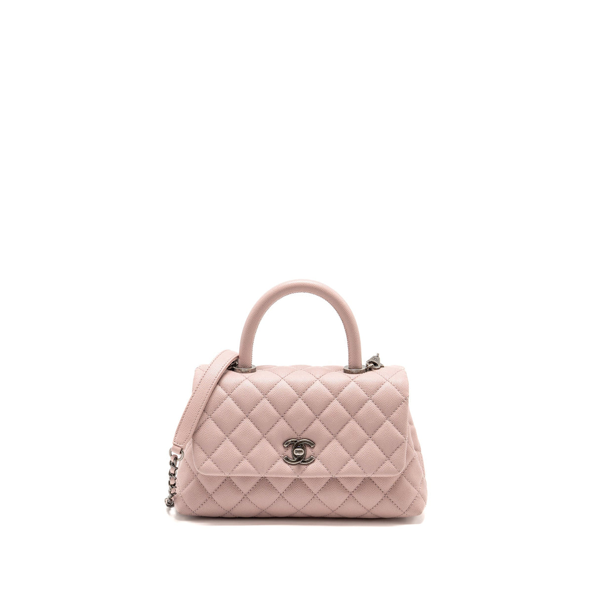 chanel-small-coco-handle-caviar-pink-ruthenium-shw-copy