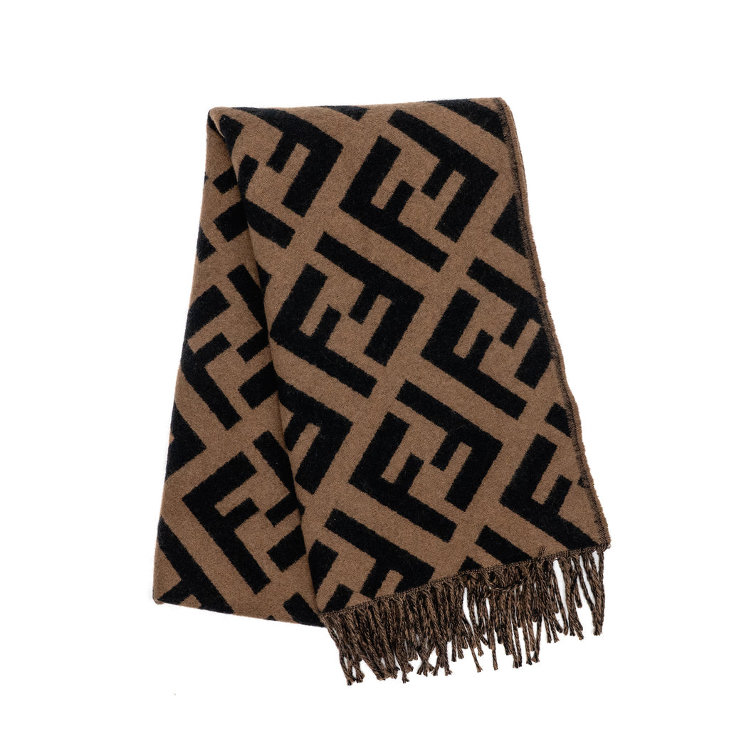 fendi-ff-scarf-cashmere-brown