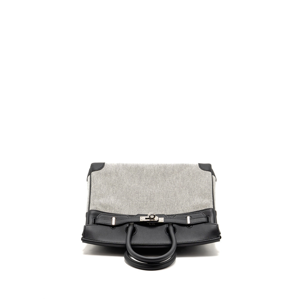 hermes-birkin-25-toile-swift-canvas-black-shw-stamp-k