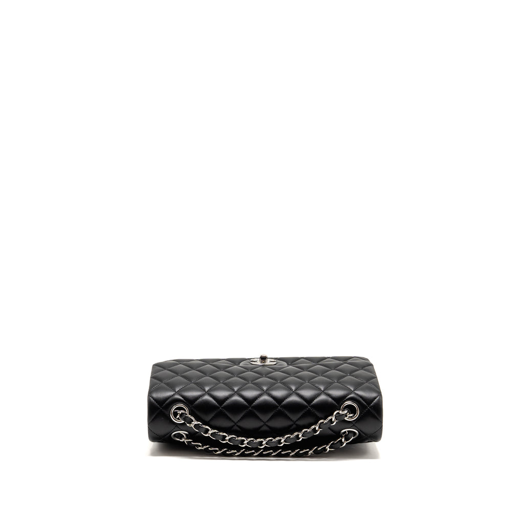 chanel-medium-classic-double-flap-bag-lambskin-black-shw-microchip-1