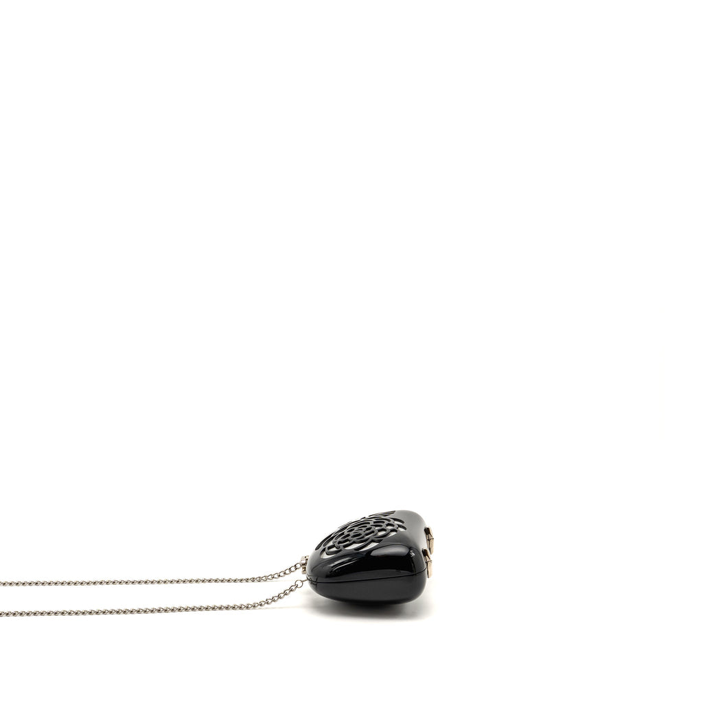 chanel-camellia-minaudiere-chain-evening-clutch-acrylic-plastic-black-silver-shw