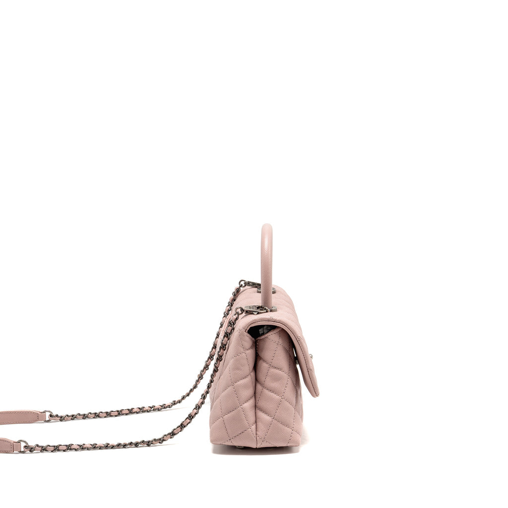 chanel-small-coco-handle-caviar-pink-ruthenium-shw-copy