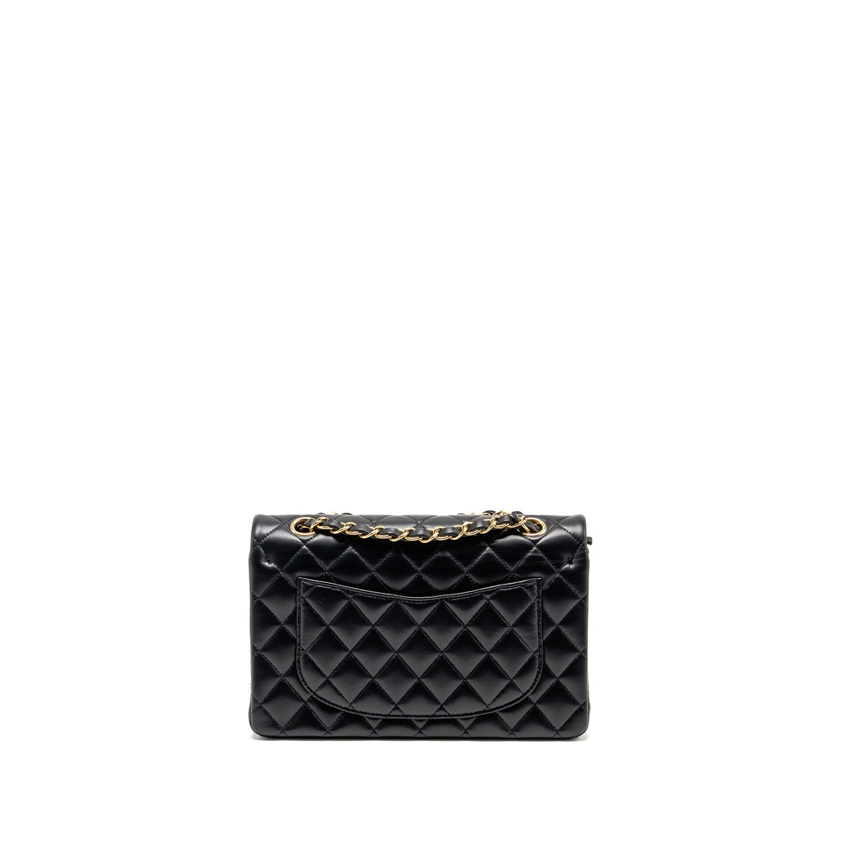 chanel-small-classic-double-flap-bag-lambskin-black-ghw-2