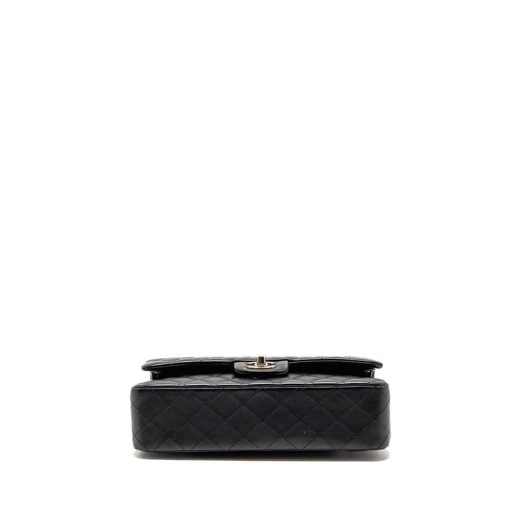 chanel-medium-classic-double-flap-bag-lambskin-black-shw-copy-3