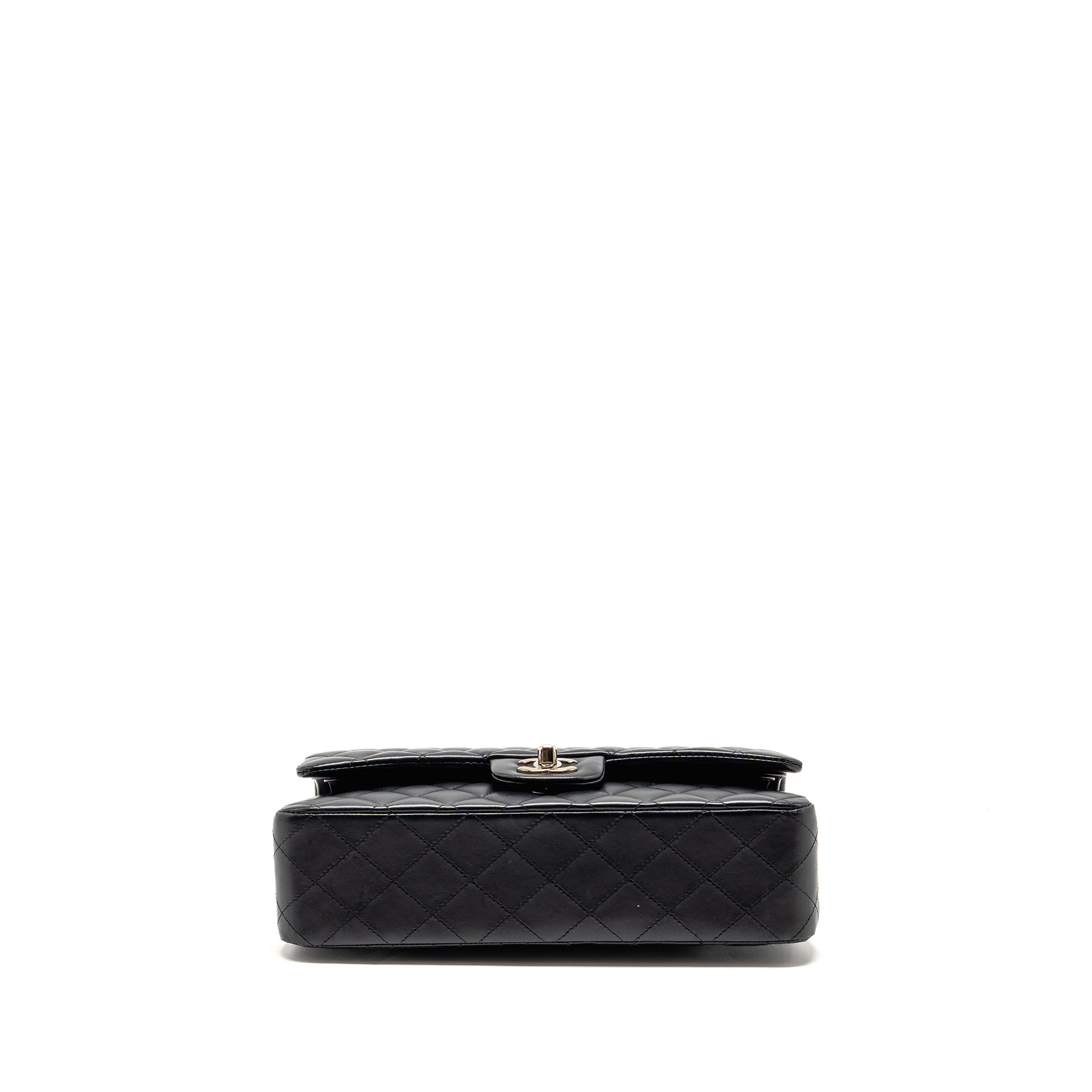chanel-medium-classic-double-flap-bag-lambskin-black-shw-copy-3