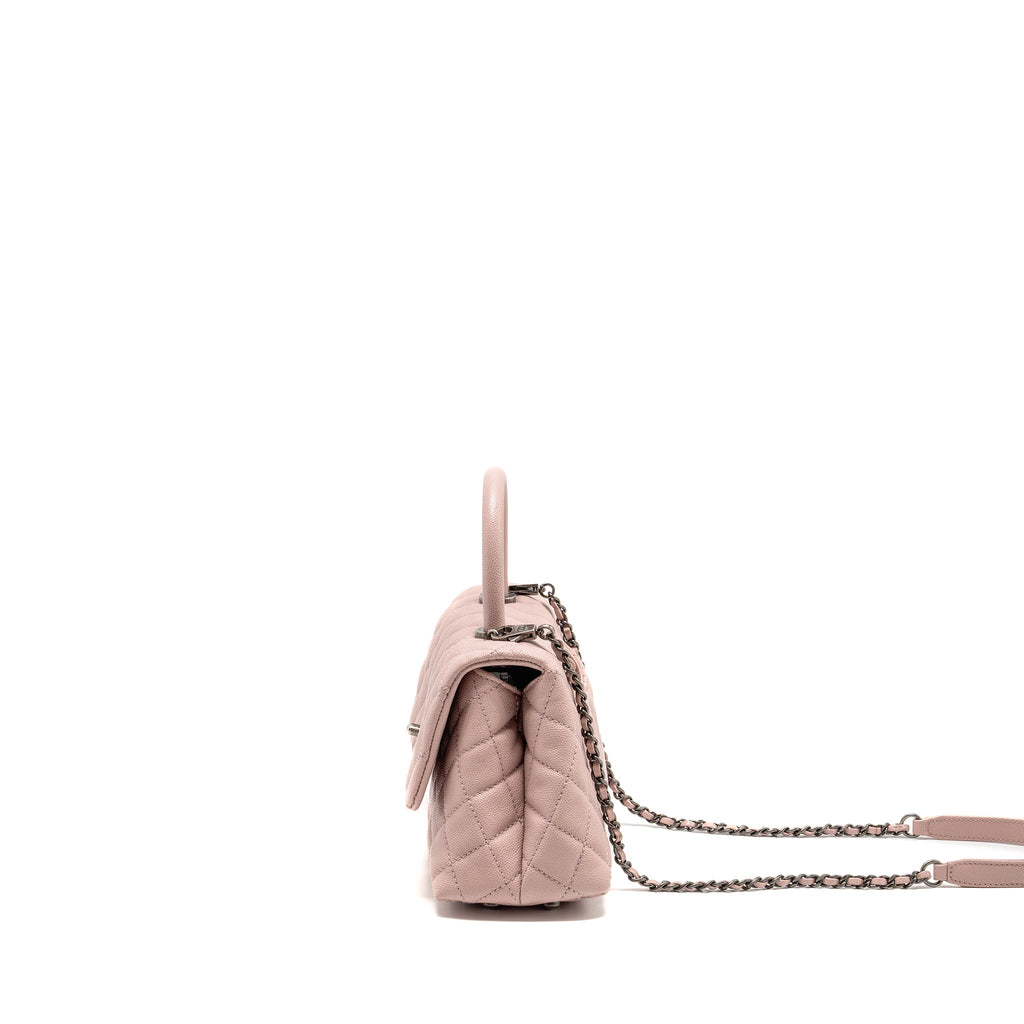 chanel-small-coco-handle-caviar-pink-ruthenium-shw-copy