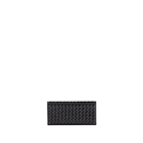 bottega-veneta-intrecciato-long-wallet-calfskin-black