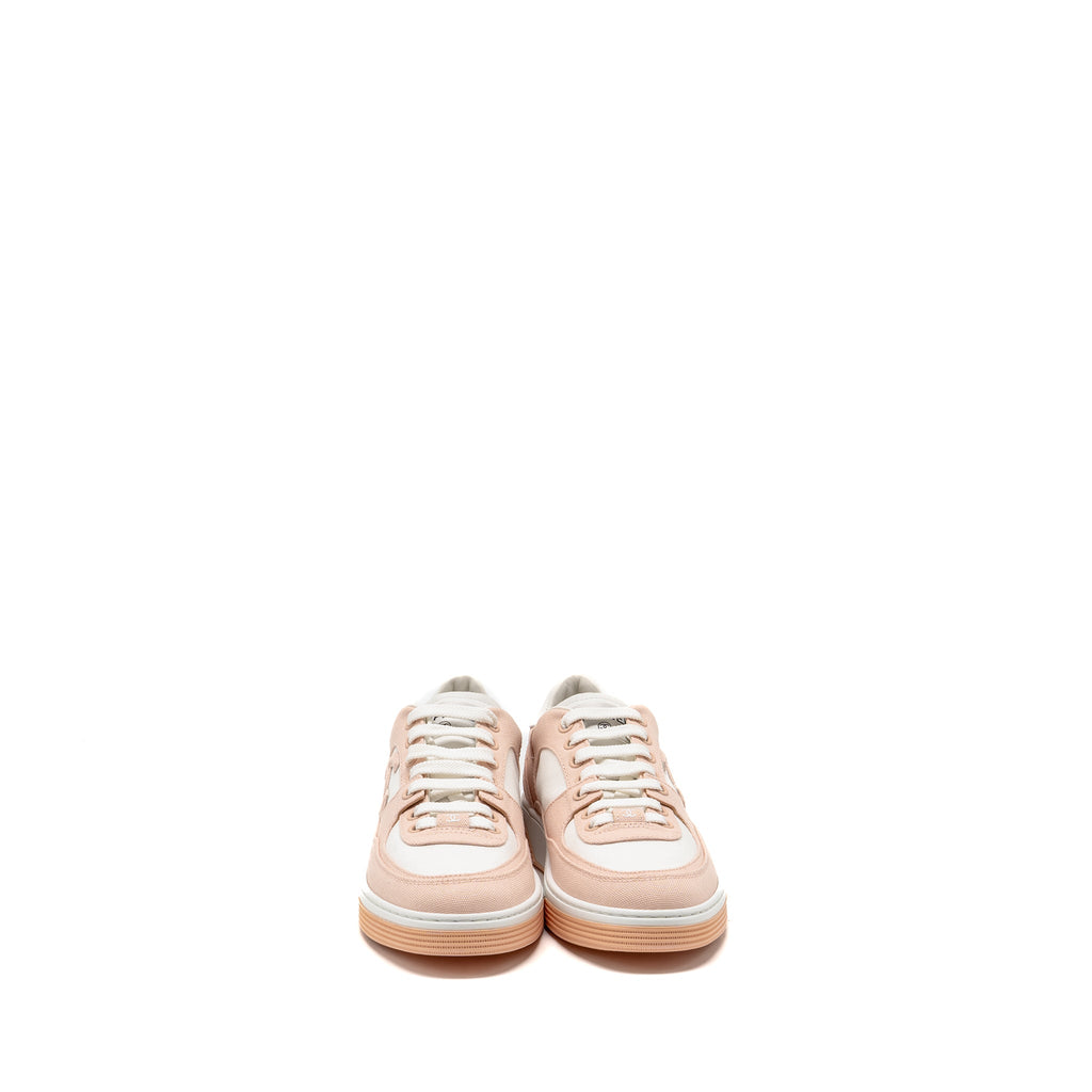 chanel-size-37-5-cc-logo-sneakers-cotton-light-pink-white-copy